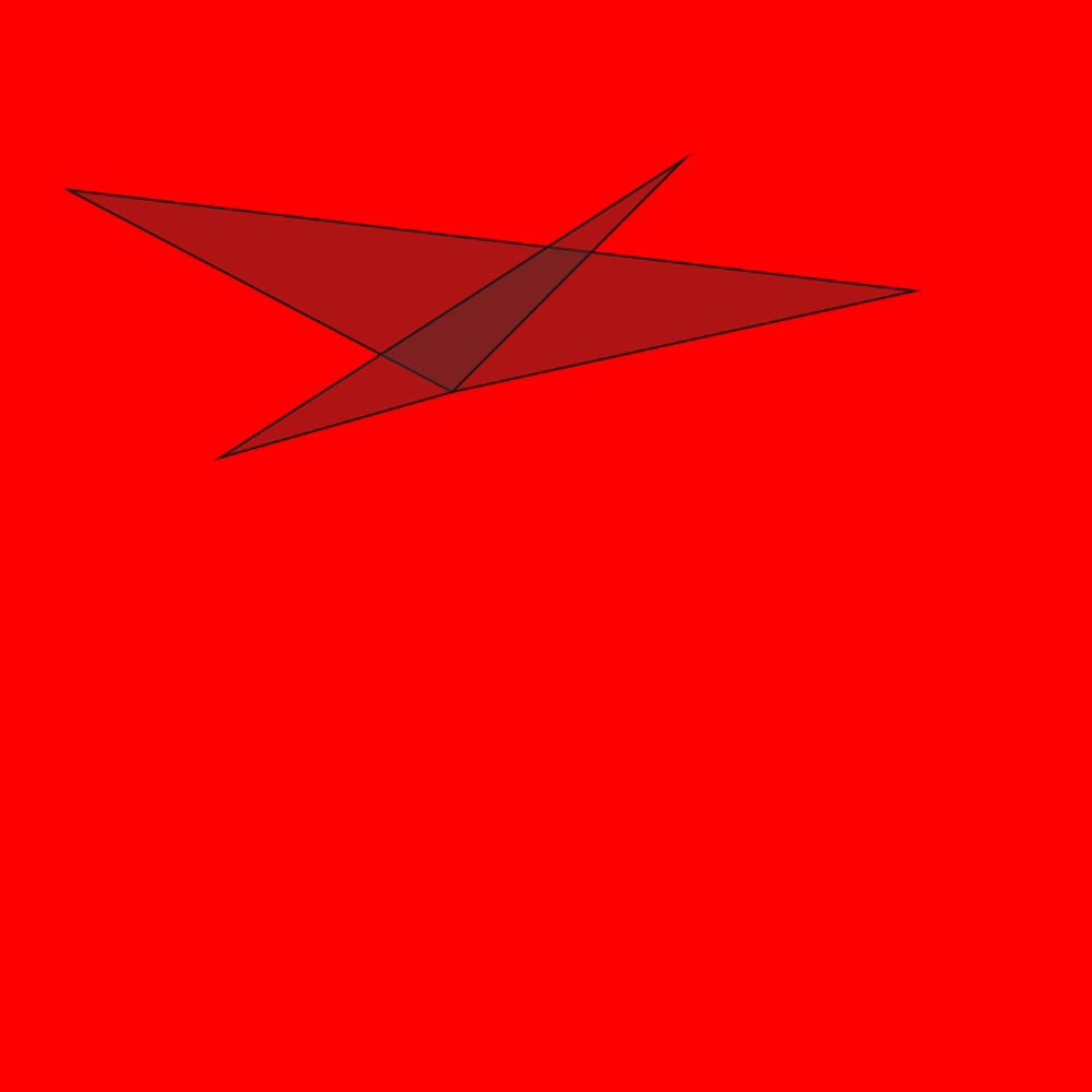 I was messing around with the draw function. Putting triangles in places.
